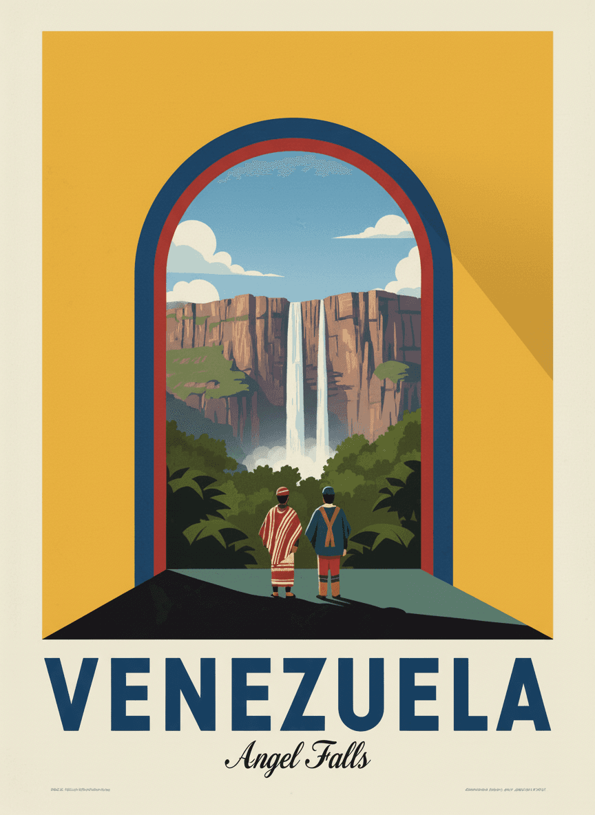 ベネズエラ Vintage Poster